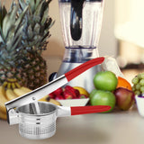 Maxbell Lemon Squeezer Juicer Handheld Versatile Stainless Steel Fruit Juicer Red L