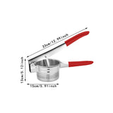 Maxbell Lemon Squeezer Juicer Handheld Versatile Stainless Steel Fruit Juicer Red L