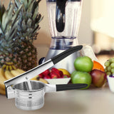 Maxbell Lemon Squeezer Juicer Handheld Versatile Stainless Steel Fruit Juicer Black L