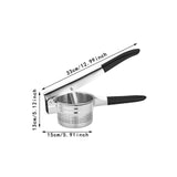 Maxbell Lemon Squeezer Juicer Handheld Versatile Stainless Steel Fruit Juicer Black L