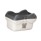 Maxbell Tissue Box Cover Stylish Non-slip Wipe Dispenser for Washroom Hotel Kitchen Dark Grey
