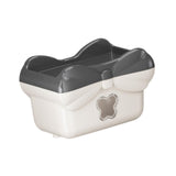 Maxbell Tissue Box Cover Stylish Non-slip Wipe Dispenser for Washroom Hotel Kitchen Dark Grey