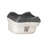 Maxbell Tissue Box Cover Stylish Non-slip Wipe Dispenser for Washroom Hotel Kitchen Dark Grey