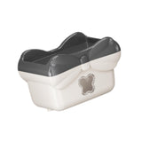 Maxbell Tissue Box Cover Stylish Non-slip Wipe Dispenser for Washroom Hotel Kitchen Dark Grey
