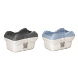 Maxbell Tissue Box Cover Stylish Non-slip Wipe Dispenser for Washroom Hotel Kitchen Dark Grey