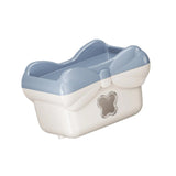 Maxbell Tissue Box Cover Stylish Non-slip Wipe Dispenser for Washroom Hotel Kitchen Grey