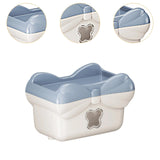 Maxbell Tissue Box Cover Stylish Non-slip Wipe Dispenser for Washroom Hotel Kitchen Grey