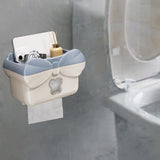 Maxbell Tissue Box Cover Stylish Non-slip Wipe Dispenser for Washroom Hotel Kitchen Grey