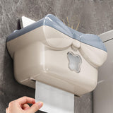 Maxbell Tissue Box Cover Stylish Non-slip Wipe Dispenser for Washroom Hotel Kitchen Grey