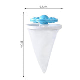 Maxbell Catcher for Washing Machine Reusable Hair Remover Laundry Blue