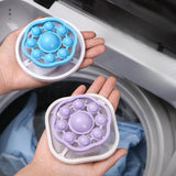 Maxbell Catcher for Washing Machine Reusable Hair Remover Laundry Blue
