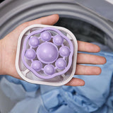 Maxbell Catcher for Washing Machine Reusable Hair Remover Laundry Purple