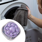 Maxbell Catcher for Washing Machine Reusable Hair Remover Laundry Purple