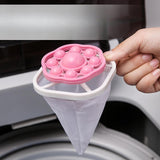 Maxbell Catcher for Washing Machine Reusable Hair Remover Laundry Pink