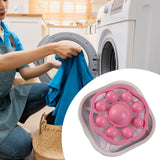 Maxbell Catcher for Washing Machine Reusable Hair Remover Laundry Pink