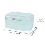 Maxbell Metal Bread Box Dustproof Holder Case for Dressing Table Living Room Bedroom