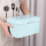 Maxbell Metal Bread Box Dustproof Holder Case for Dressing Table Living Room Bedroom