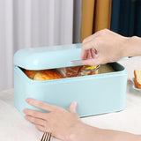 Maxbell Metal Bread Box Dustproof Holder Case for Dressing Table Living Room Bedroom