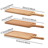 Maxbell Pizza Peel Tableware Creative Dinner Plate Snack Plate for Baking Cake Bread S
