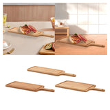 Maxbell Pizza Peel Tableware Creative Dinner Plate Snack Plate for Baking Cake Bread S