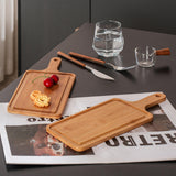 Maxbell Pizza Peel Tableware Creative Dinner Plate Snack Plate for Baking Cake Bread M