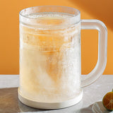 Maxbell Beer Mugs for Freezer Kitchen Father's Day Double Walled Frozen Beer Glasses