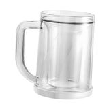 Maxbell Beer Mugs for Freezer Kitchen Father's Day Double Walled Frozen Beer Glasses