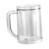 Maxbell Beer Mugs for Freezer Kitchen Father's Day Double Walled Frozen Beer Glasses