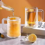 Maxbell Beer Mugs for Freezer Kitchen Father's Day Double Walled Frozen Beer Glasses