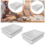 Maxbell Pizza Proofing Box Sturdy Pizza Turnover Box for Household Bread Pizza Crust S