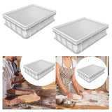 Maxbell Pizza Proofing Box Sturdy Pizza Turnover Box for Household Bread Pizza Crust S