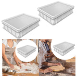 Maxbell Pizza Proofing Box Sturdy Pizza Turnover Box for Household Bread Pizza Crust S