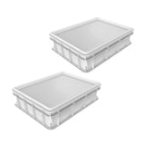 Maxbell Pizza Proofing Box Sturdy Pizza Turnover Box for Household Bread Pizza Crust S