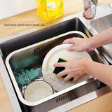 Maxbell Kitchen Fruit Washing Bowl Sturdy Practical Colander for Pasta Barley Grapes