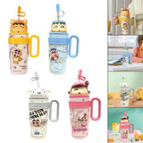 Maxbell Children Insulated Bottle with Carry Handle with Tea Infuser for Home Yellow