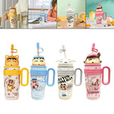Maxbell Children Insulated Bottle with Carry Handle with Tea Infuser for Home Yellow