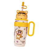 Maxbell Children Insulated Bottle with Carry Handle with Tea Infuser for Home Yellow