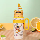 Maxbell Children Insulated Bottle with Carry Handle with Tea Infuser for Home Yellow