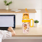 Maxbell Children Insulated Bottle with Carry Handle with Tea Infuser for Home Yellow