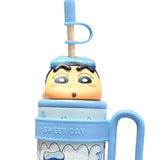 Maxbell Children Insulated Bottle with Carry Handle with Tea Infuser for Home Blue