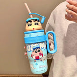 Maxbell Children Insulated Bottle with Carry Handle with Tea Infuser for Home Blue