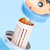 Maxbell Children Insulated Bottle with Carry Handle with Tea Infuser for Home Blue