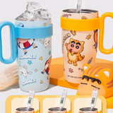 Maxbell Children Insulated Bottle with Carry Handle with Tea Infuser for Home Blue