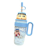 Maxbell Children Insulated Bottle with Carry Handle with Tea Infuser for Home Blue