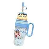 Maxbell Children Insulated Bottle with Carry Handle with Tea Infuser for Home Blue