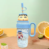 Maxbell Children Insulated Bottle with Carry Handle with Tea Infuser for Home Blue