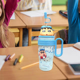 Maxbell Children Insulated Bottle with Carry Handle with Tea Infuser for Home Blue