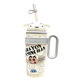 Maxbell Children Insulated Bottle with Carry Handle with Tea Infuser for Home White