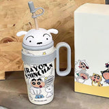 Maxbell Children Insulated Bottle with Carry Handle with Tea Infuser for Home White