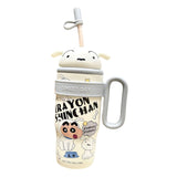 Maxbell Children Insulated Bottle with Carry Handle with Tea Infuser for Home White